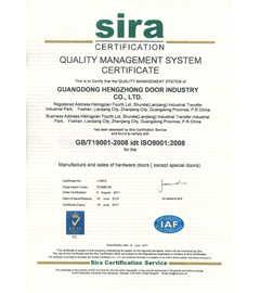 SIRA Certification